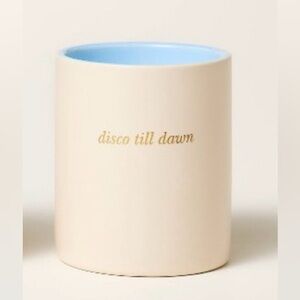kate spade x Target Blue and Cream Disco Till Dawn Candle